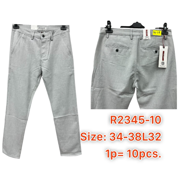 Spodnie męskie jeans Roz 32-42, 1 Kolor .Paczka 10 szt